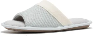 Anmerl House Slippers for Women and Men Soft Cotton Open Toe Memory Foam All Seasons Washable Home Bedroom Shoes Indoor Outdoor Slides