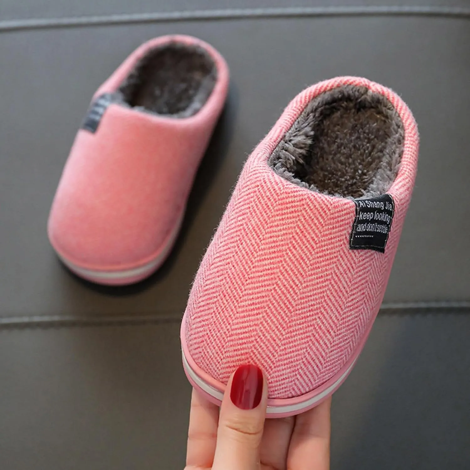 Anti-Slip Indoor Home Slippers for Girls and Boys Slip on Comfortable Soft Home Slippers Halloween Christmas Costume