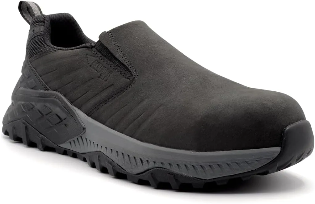 Avenger Work Boots Men's Summit Trail Moc Ct Industrial Shoe, Black, 13