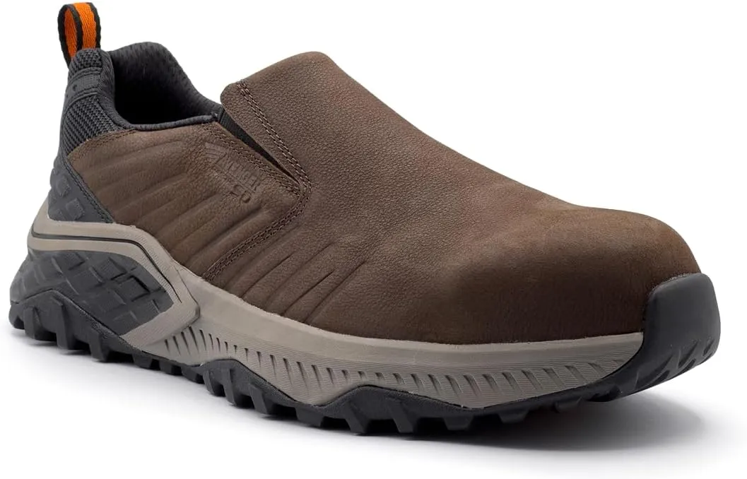 Avenger Work Boots Men's Summit Trail Moc Ct Industrial Shoe, Brown, 9