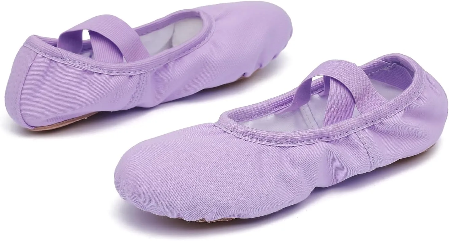 Ballet Shoes for Girls Toddler Lyrical Shoes Split Sole Turners Dance Shoes