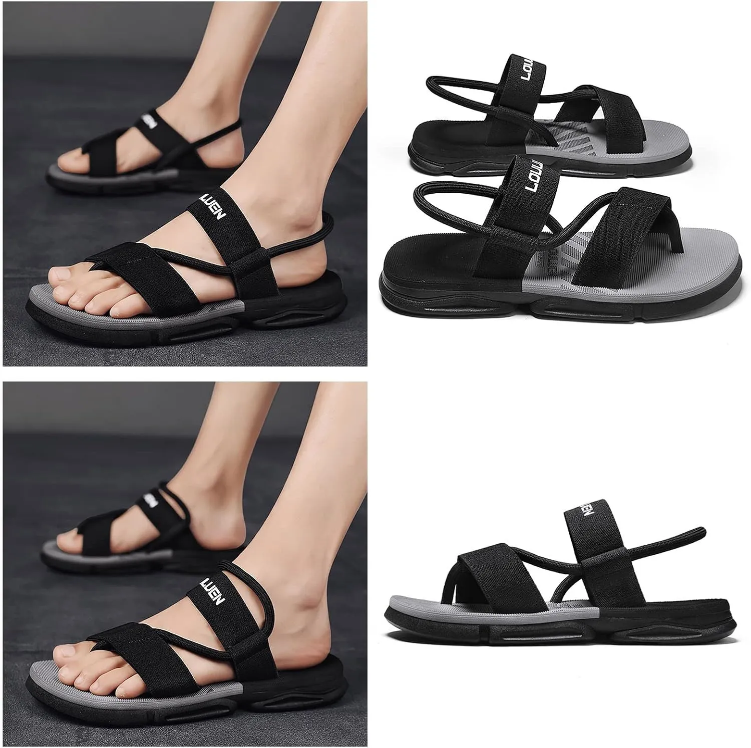 Beach Slipper For Men Outdoor Pvc Sole Flip Flops Summer Sandals And Slippers Foot Ware for Men