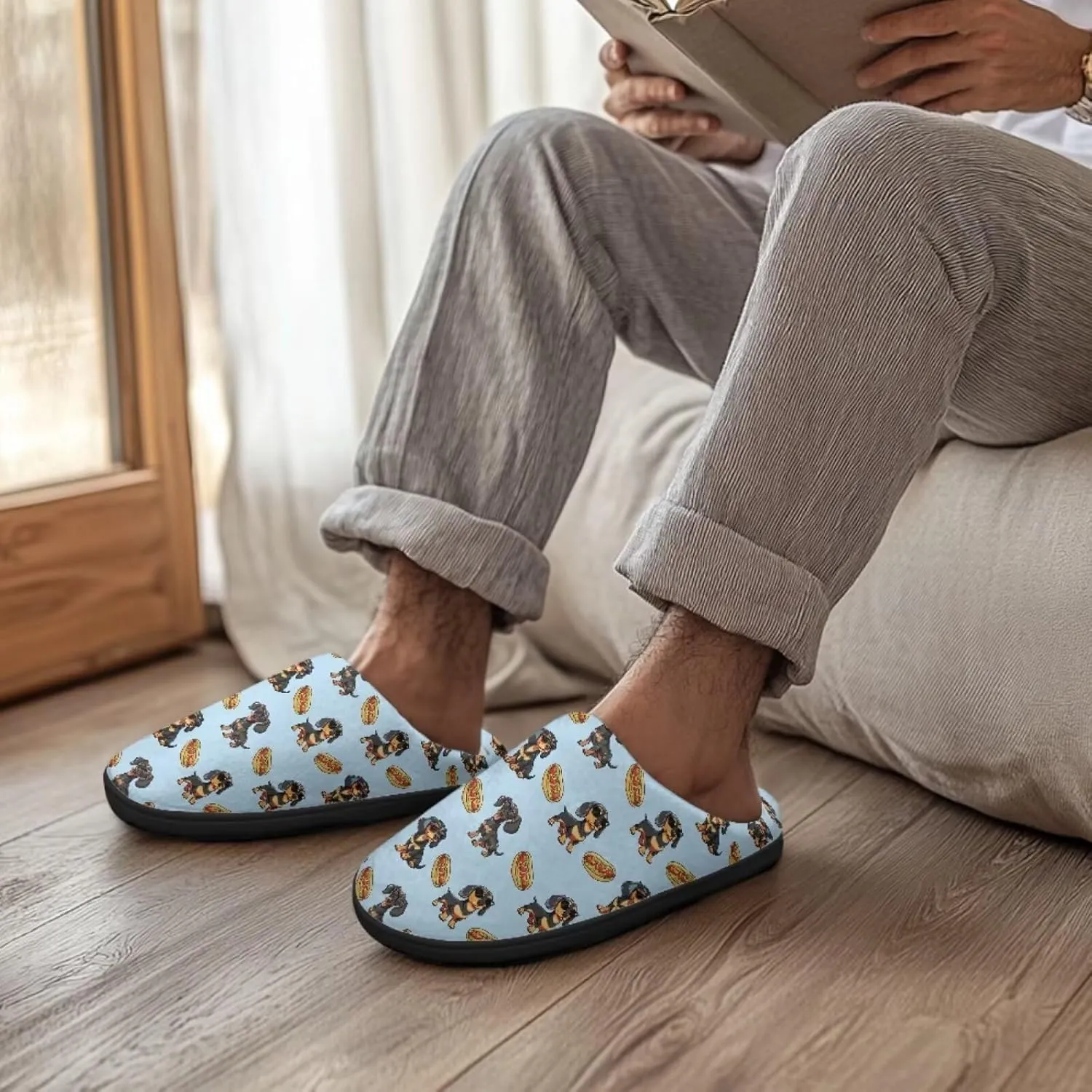 Binienty Women's Memory Foam Fuzzy House Slippers Washable Indoor Bedroom Shoes Non-Slip