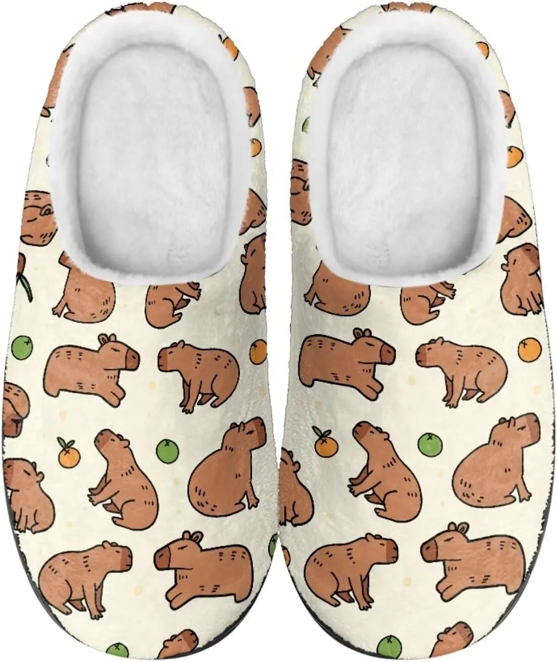 Binienty Women's Memory Foam Fuzzy House Slippers Washable Indoor Bedroom Shoes Non-Slip