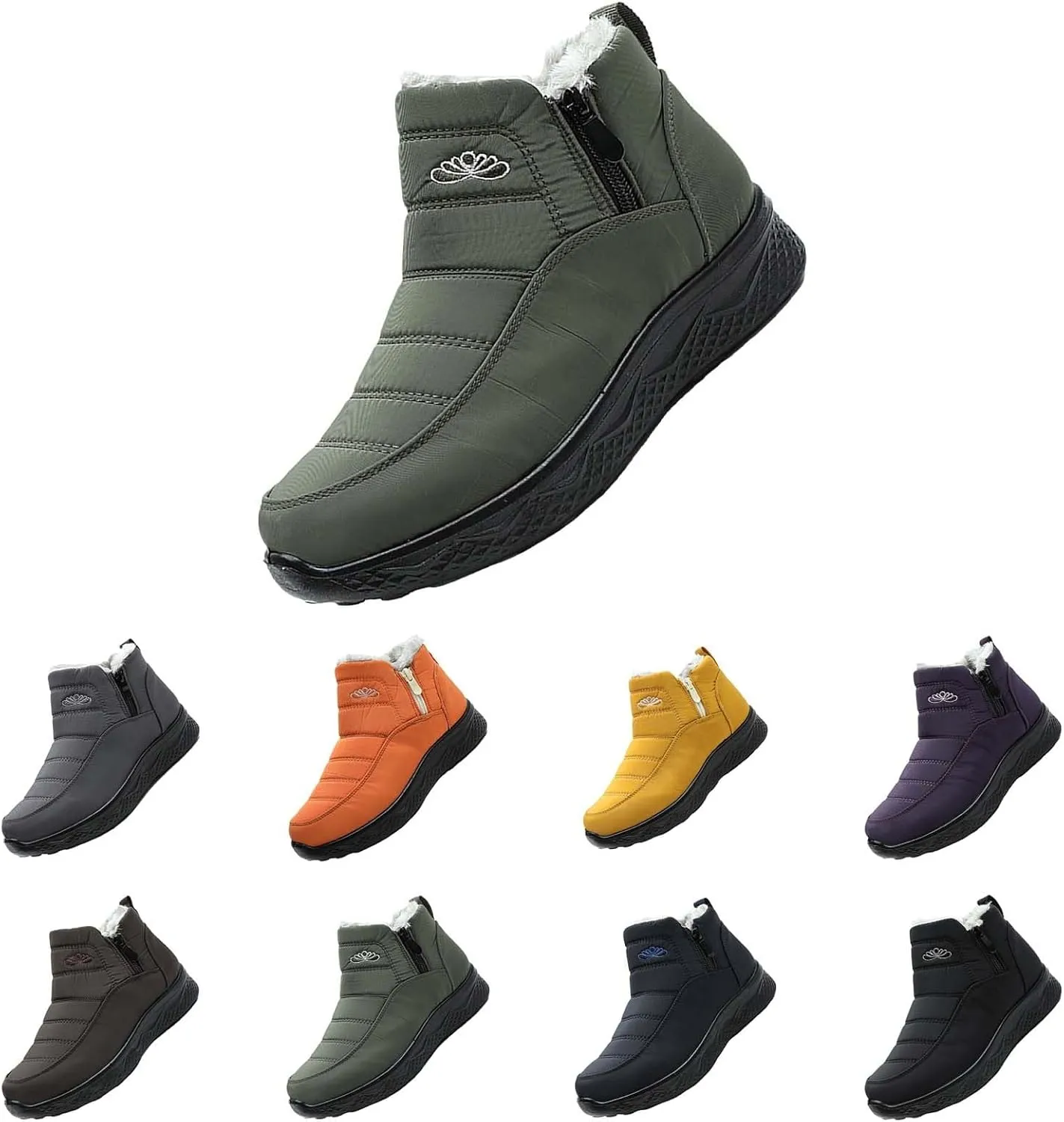 Boots Woman Boots Fashion Casual Shoes Men's Snow Boots Cotton Shoes Winter Padded Warm Women's Boots