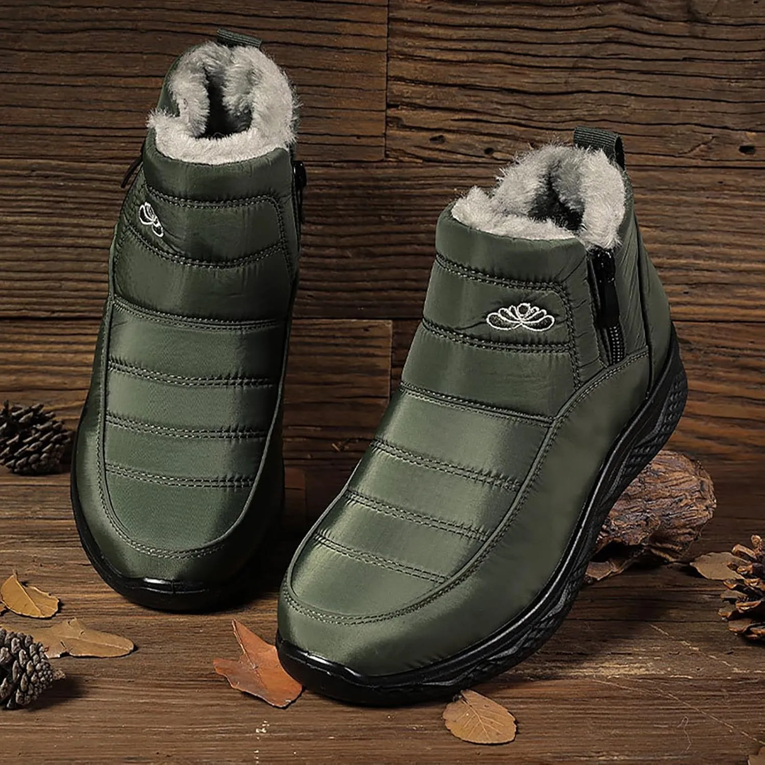 Boots Woman Boots Fashion Casual Shoes Men's Snow Boots Cotton Shoes Winter Padded Warm Women's Boots