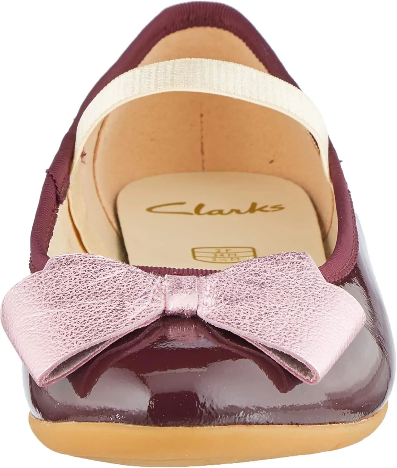 Clarks Girl's Dance Bow K Ballet Flat