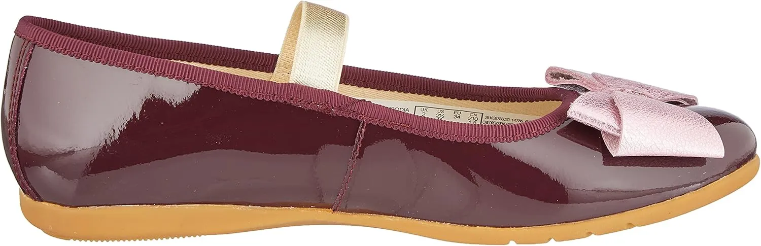 Clarks Girl's Dance Bow K Ballet Flat