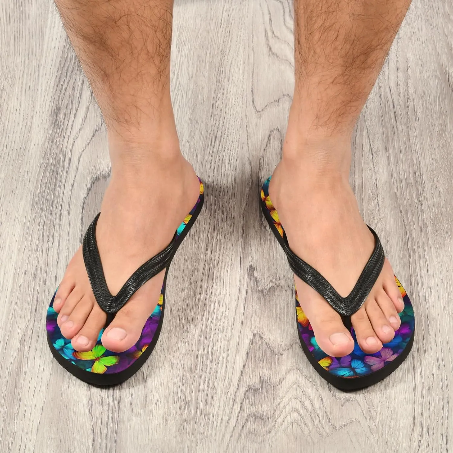 Colorful Butterfly Womens Flip Flops Sandals Summer Sandal