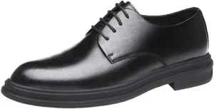 Contemporary Oxford Brogues Dress Shoes Burnished Leather Formal Footwear for Boardroom Presentations & Investor Meetings