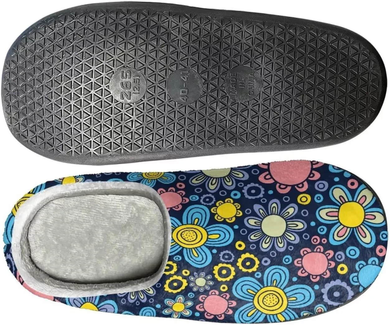 Cotton Slippers for Woman Cotton Slippers Washable Fuzzy Slippers Indoor Slip On Shoes Bedroom Slippers