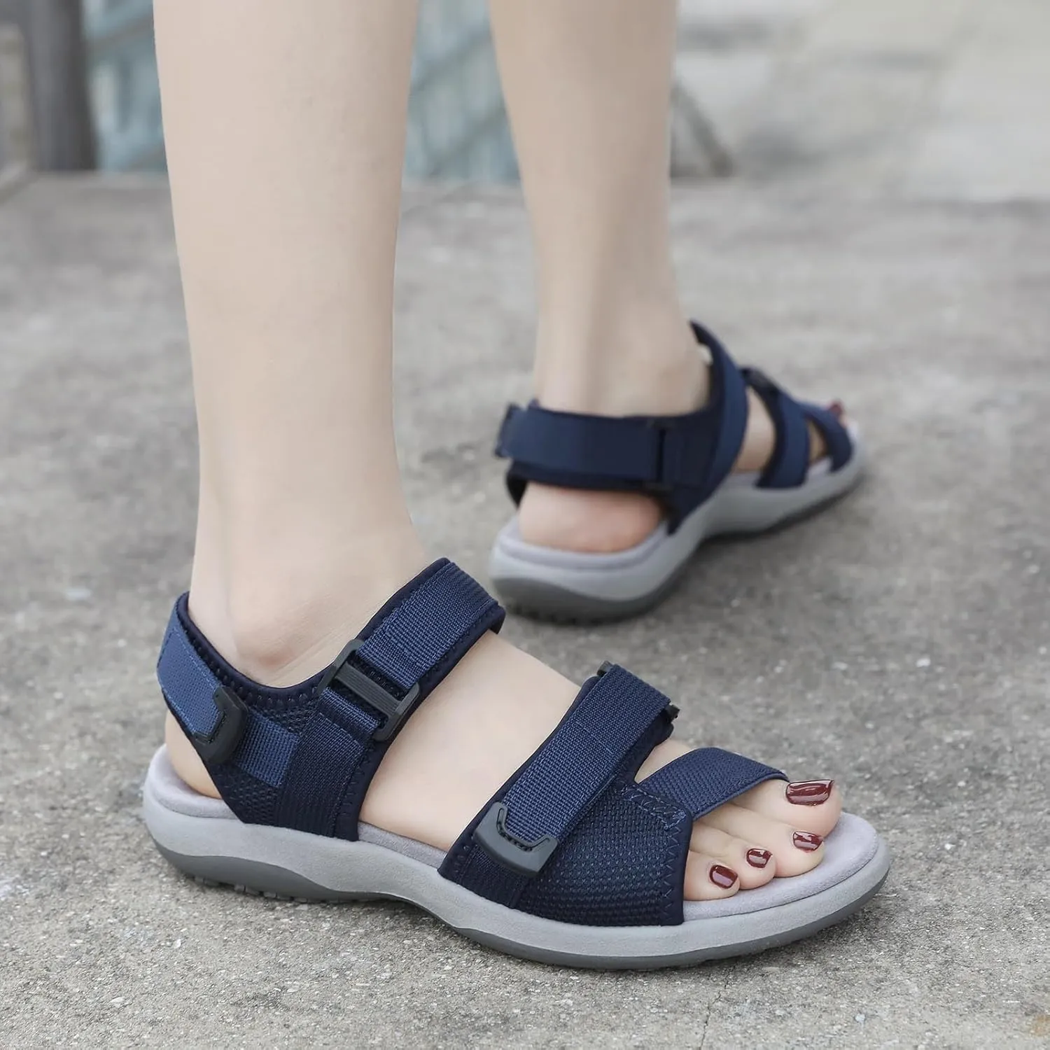 Dress Sandals for Women 2025 Walking Shoes Fashion Casual Athletic Sport Sandals Adjustable Strap