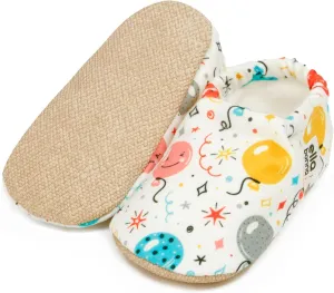 Ella Bonna Cotton Toddler Slippers Baby, Boys Slippers Non-Slip Soft Sole, Stay On Kids Slippers Girls, Baby Booties Socks, Slippers for Girls, Newborn Shoes, Rainbow, 0-6 Months