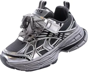 Fashion All Seasons Children Sports Shoes Girls Boys Flat Sole Thick Sole Non Slip Comfortable Little Kid Slip on Shoes