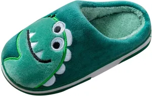 Fashion Autumn And Winter Boys And Girls Slippers Flat Soft Lightweight Comfortable Plush Warm Cute Cartoon Plush