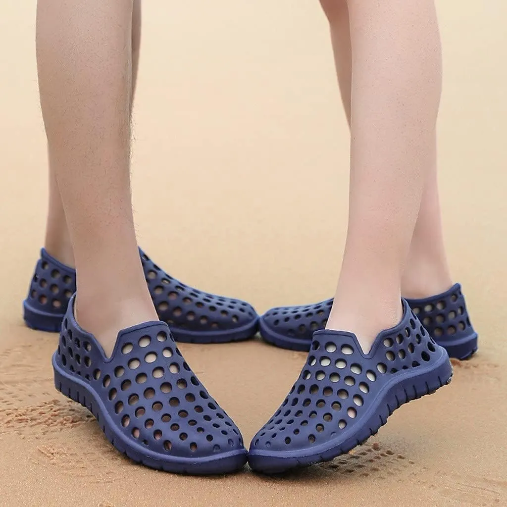 Fashion Men Shoes Unisex Hollow Out Casual Couple Beach Sandals Flip Flops Beach Shoes for Men