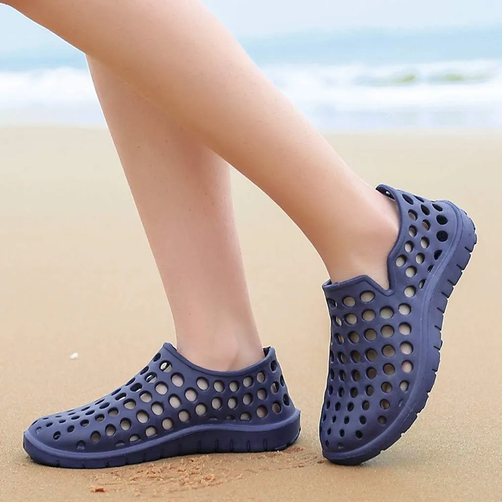 Fashion Men Shoes Unisex Hollow Out Casual Couple Beach Sandals Flip Flops Beach Shoes for Men