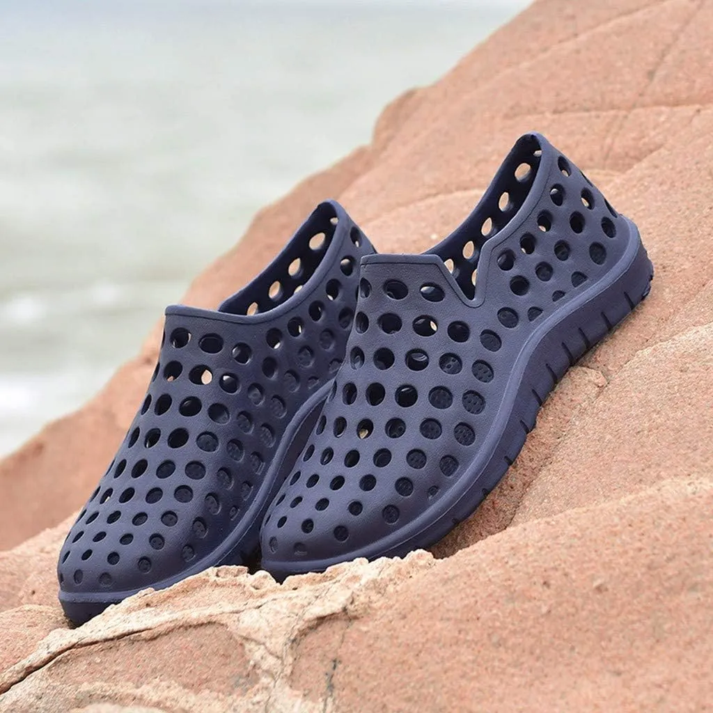 Fashion Men Shoes Unisex Hollow Out Casual Couple Beach Sandals Flip Flops Beach Shoes for Men