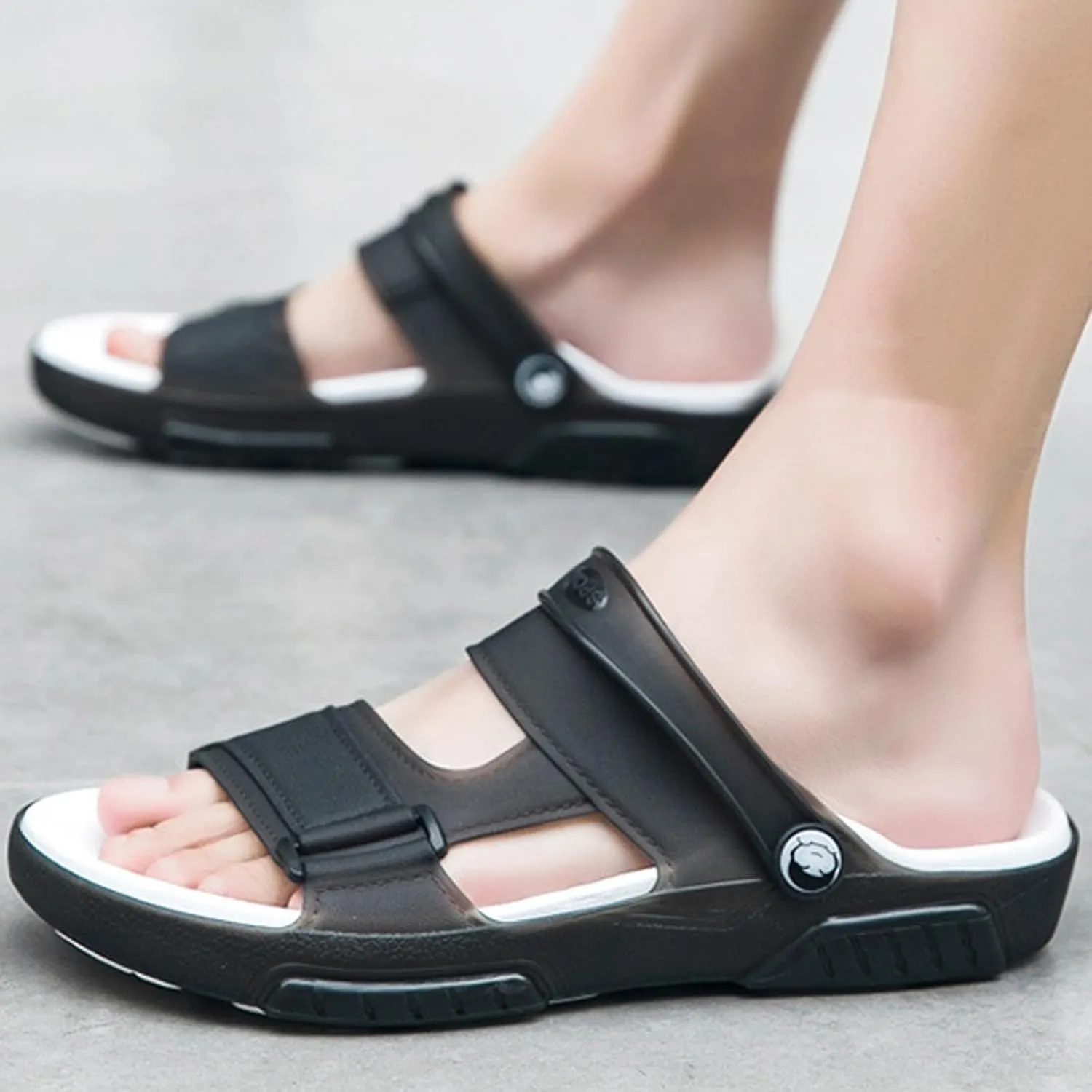 Fashionable Jelly Soft Sole Lightweight Men's Casual Beach Sandals Sparks Mens Sandals