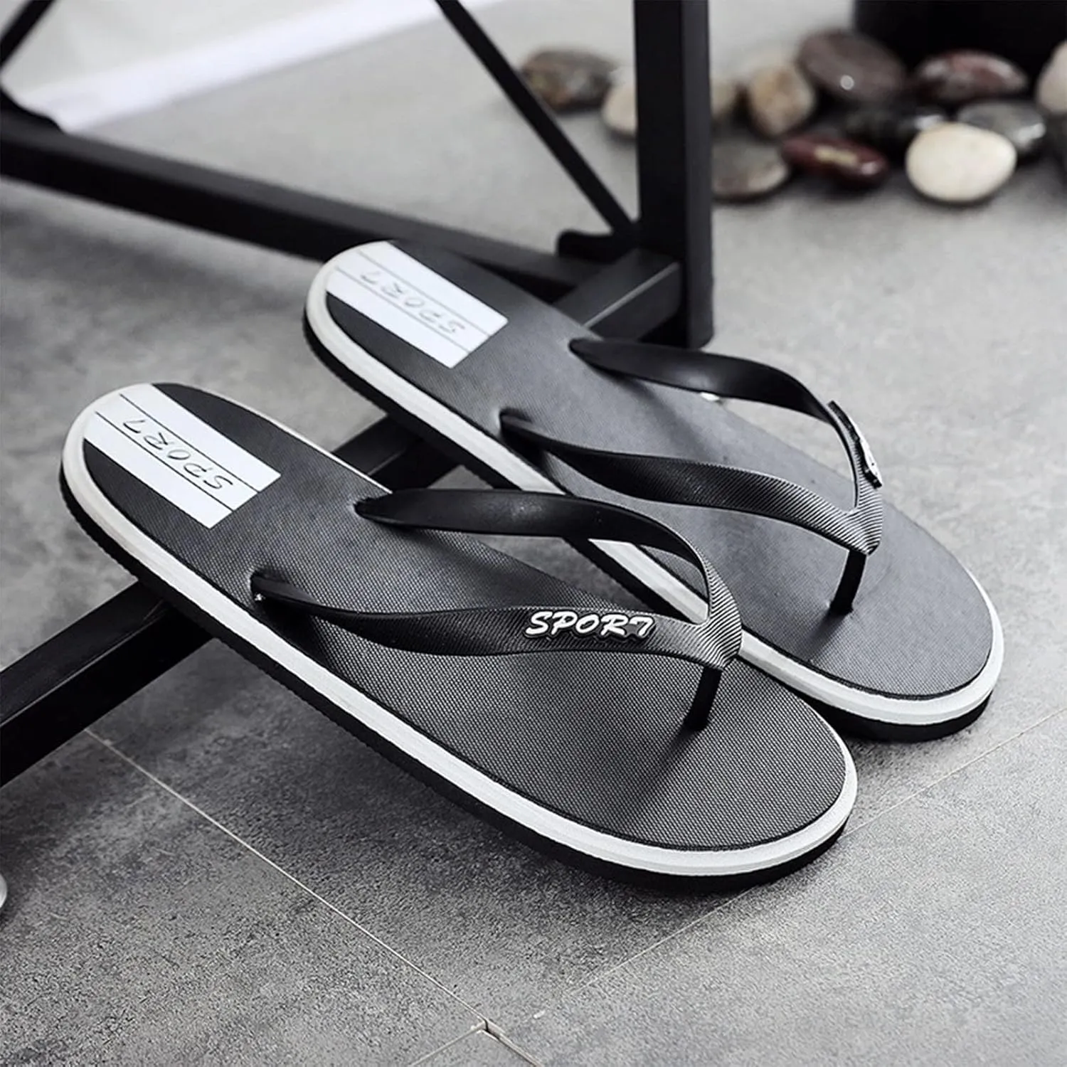 Flip Flops Men Slippers Summer Flat Non Slip Lightweight Outdoor Casual Beach Sandals Flip Flops for Men