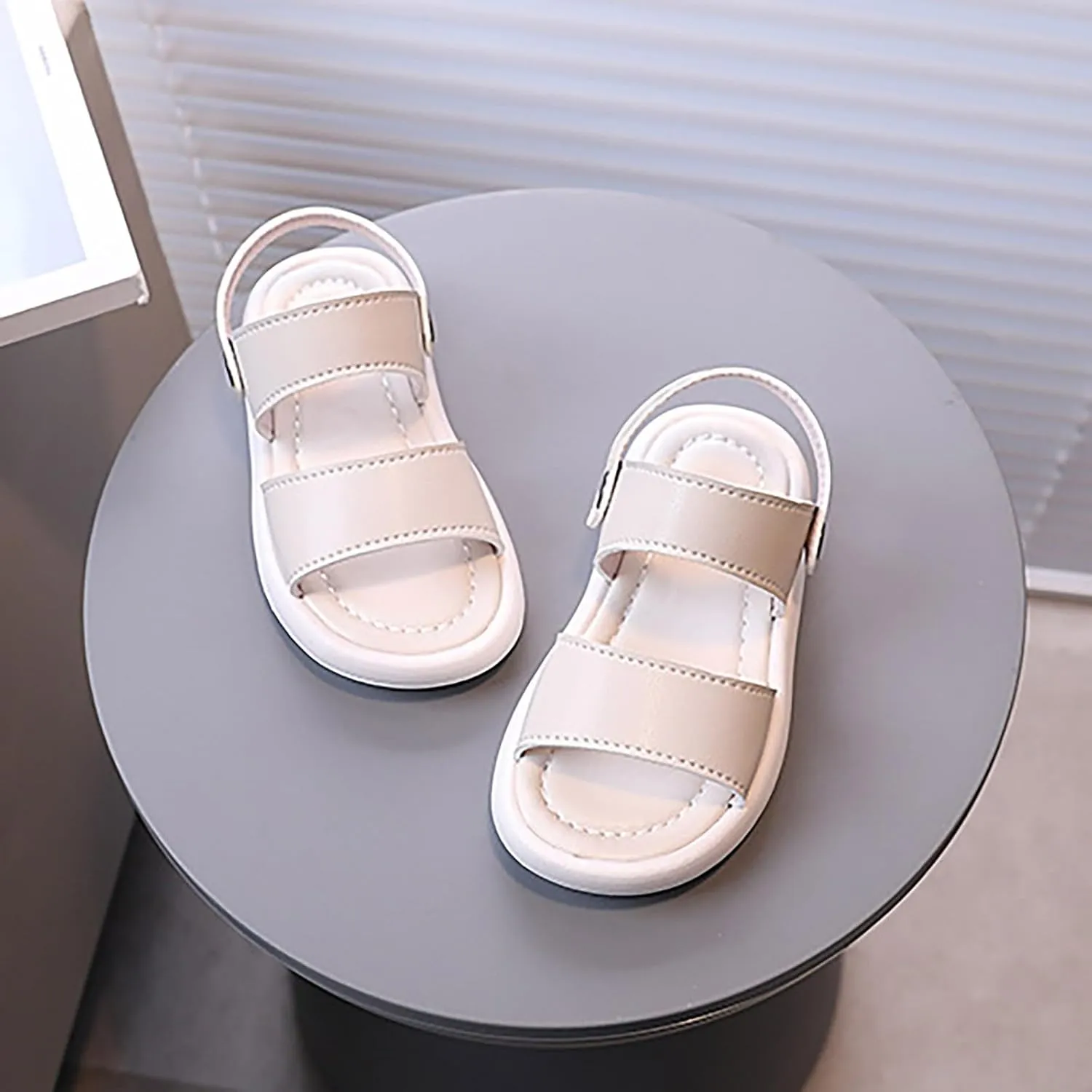 Girl Sandals Flat Comfortable Arch Support Adjustable Double Strap Lightweight Summer Platform Sandals Sandals Girls