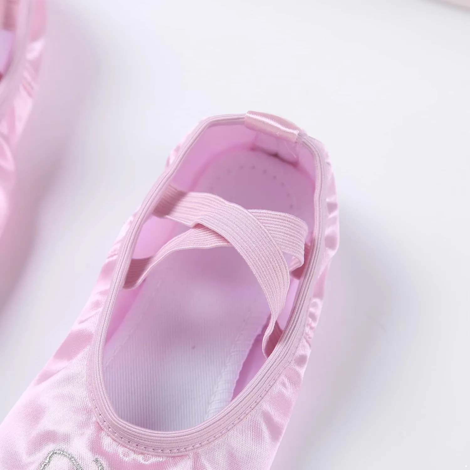 Girls Ballet Dance Shoes Slipper for Kids Ballerina Ballet Flat Canvas Dance Shoes Gym Yoga Shoes Full Sole