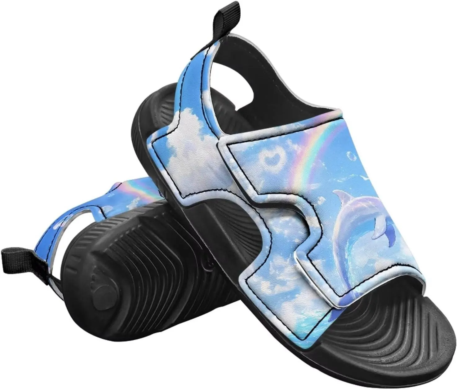 Girls Cat Sandals Cute Cartoon Kids Summer Outdoor Athletic Sport Water Sandals for School/Hiking/Beach