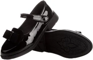 Girls Slip On Dress Shoes Ballet Flower Non Slip Mary Jane Soft Sole Flat Shoes for Daily Wedding Party