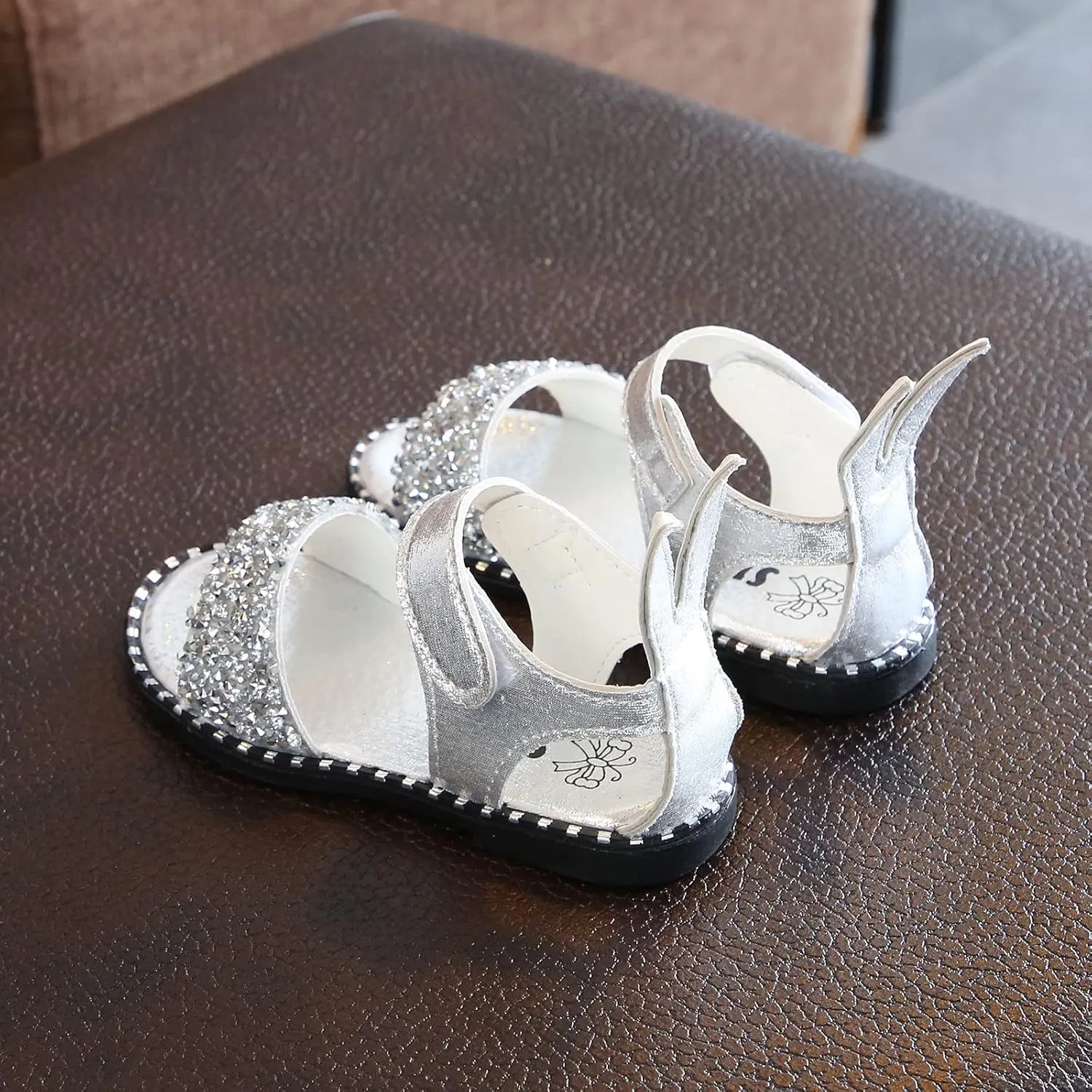Girls Summer Sandals Adjustable Straps Sandals Wedding Shoes Toddler/Little Kid/Big Kid