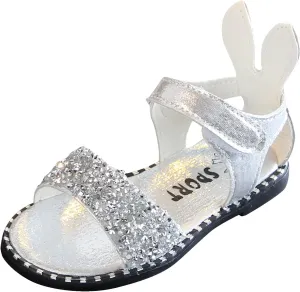 Girls Summer Sandals Adjustable Straps Sandals Wedding Shoes Toddler/Little Kid/Big Kid