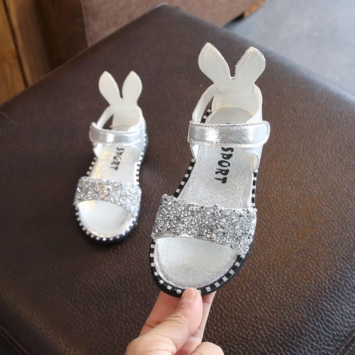 Girls Summer Sandals Adjustable Straps Sandals Wedding Shoes Toddler/Little Kid/Big Kid