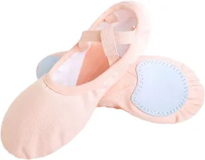 HiDance Ballet Shoes for Girls/Toddlers/Kids/Women,Elastic Canvas Ballet Dance Flats/Ballet Slippers/Dance Shoes