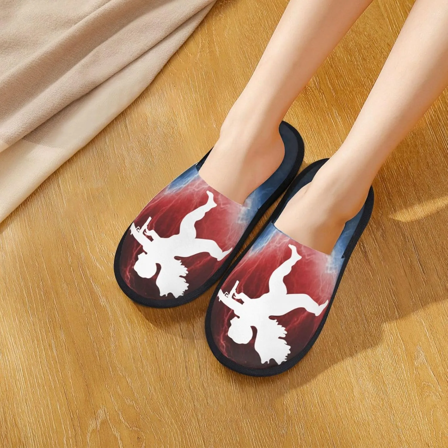 House Slippers Soft Cozy Winter For Men Women Plush Indoor Bedroom