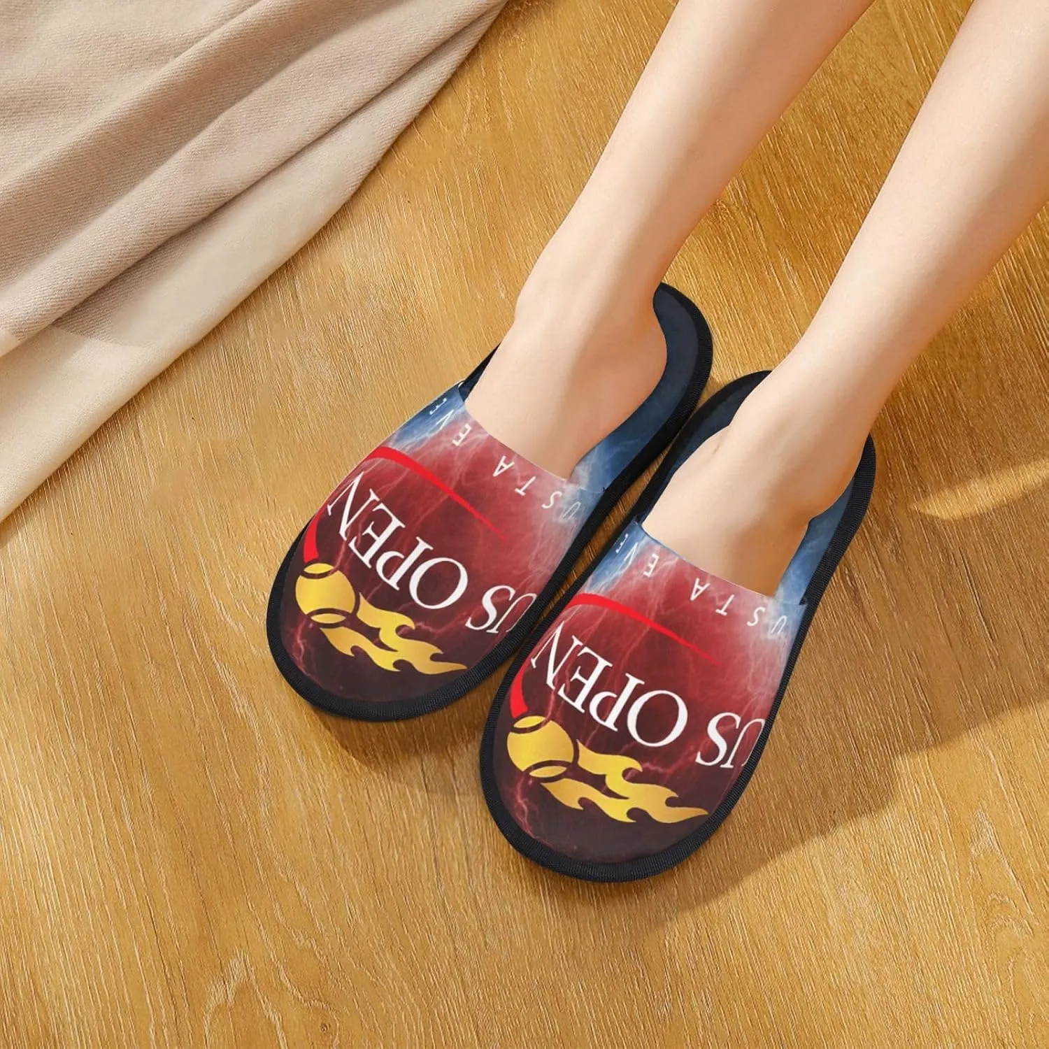 House Slippers Soft Cozy Winter For Men Women Plush Indoor Bedroom