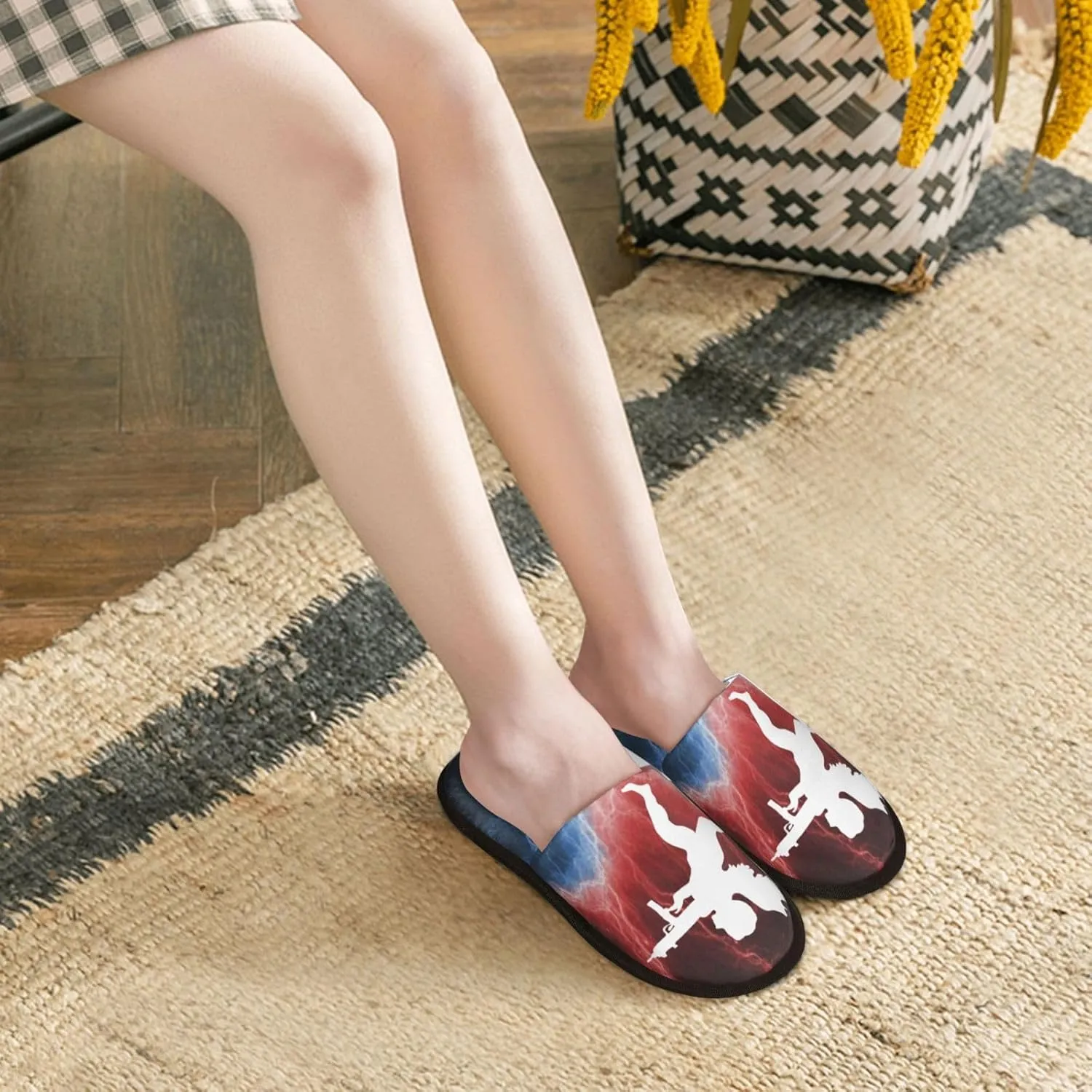 House Slippers Soft Cozy Winter For Men Women Plush Indoor Bedroom