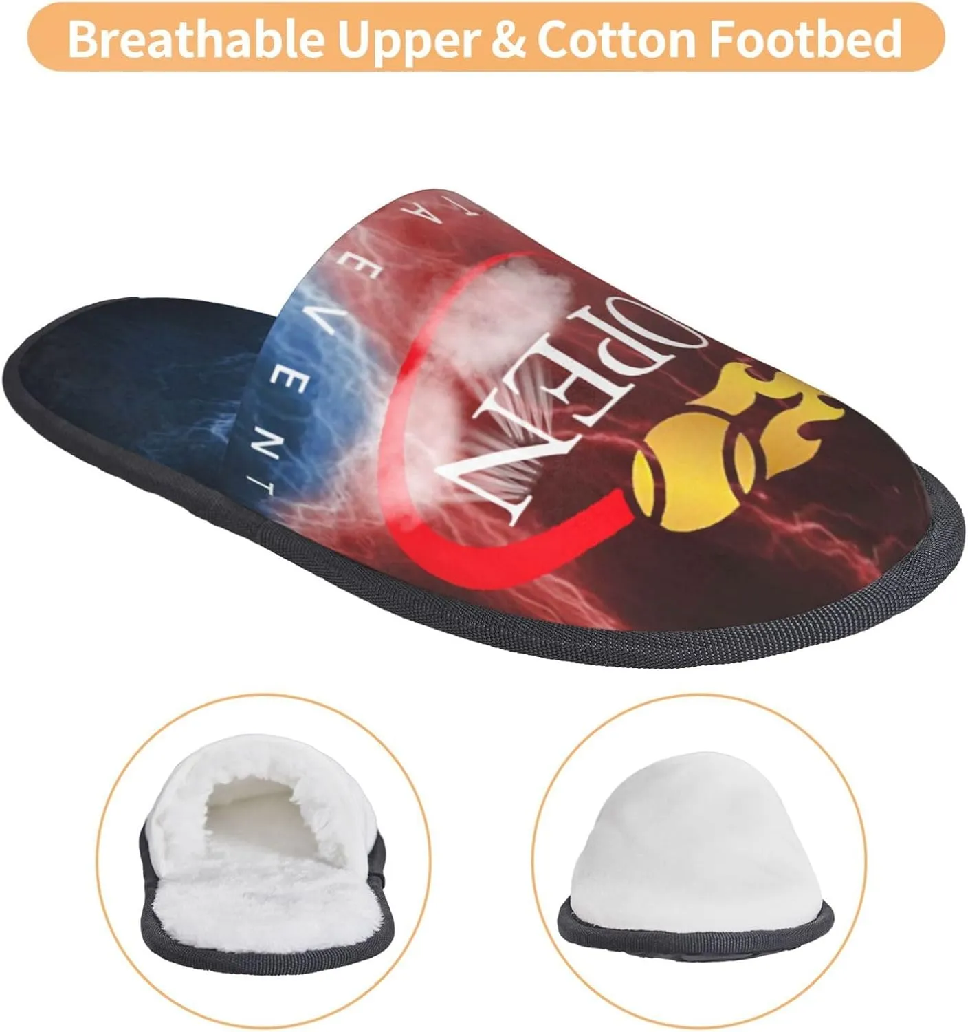 House Slippers Soft Cozy Winter For Men Women Plush Indoor Bedroom