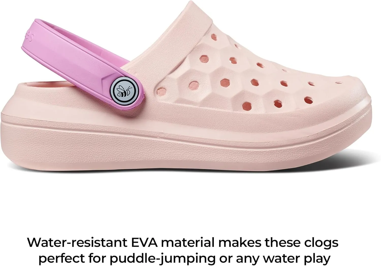 Joybees Varsity Clogs for Girls and Boys, Water Shoes for Kids, Water Resistant Beach Pool Slip On