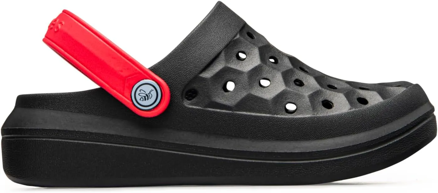 Joybees Varsity Clogs for Girls and Boys, Water Shoes for Kids, Water Resistant Beach Pool Slip On