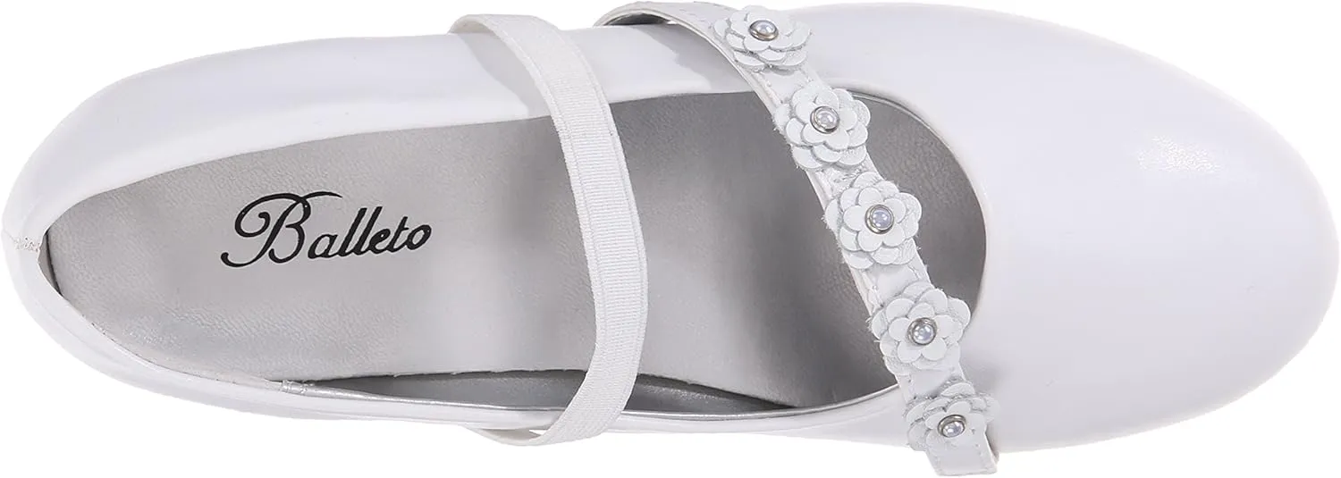Jumping Jacks Charm Ballet Flat (Toddler/Little Kid/Big Kid)