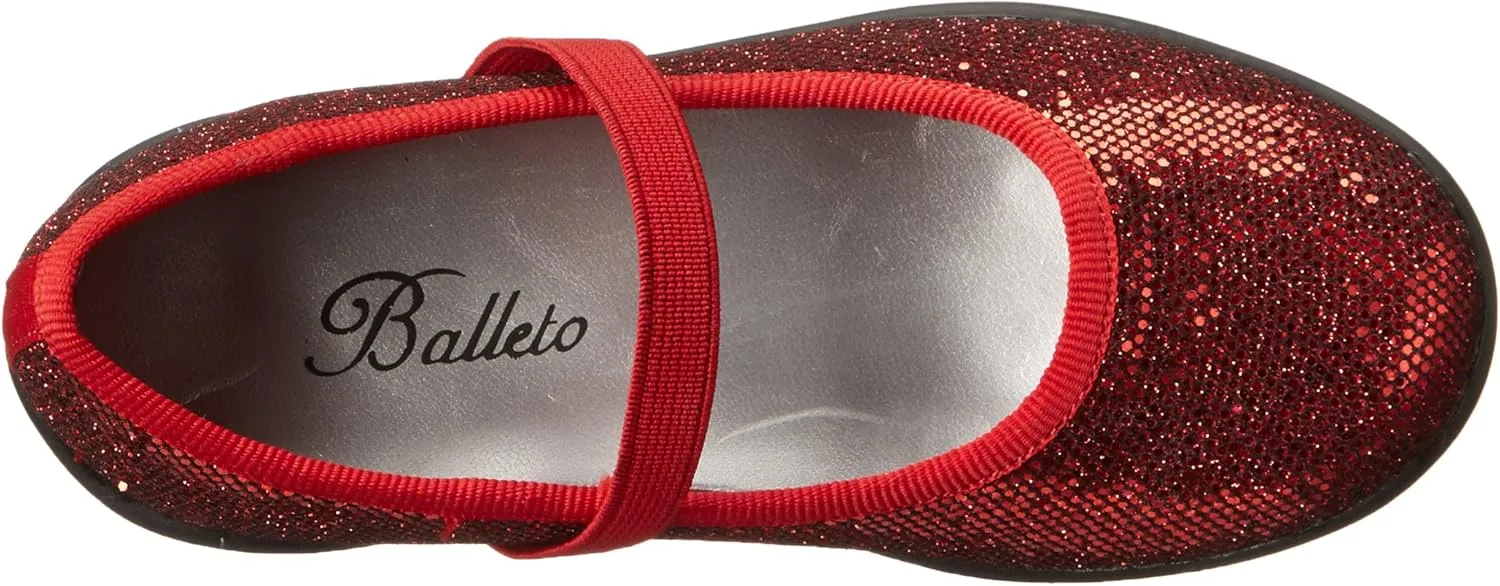 Jumping Jacks Necklace Ballet Flat (Little Kid/Big Kid)
