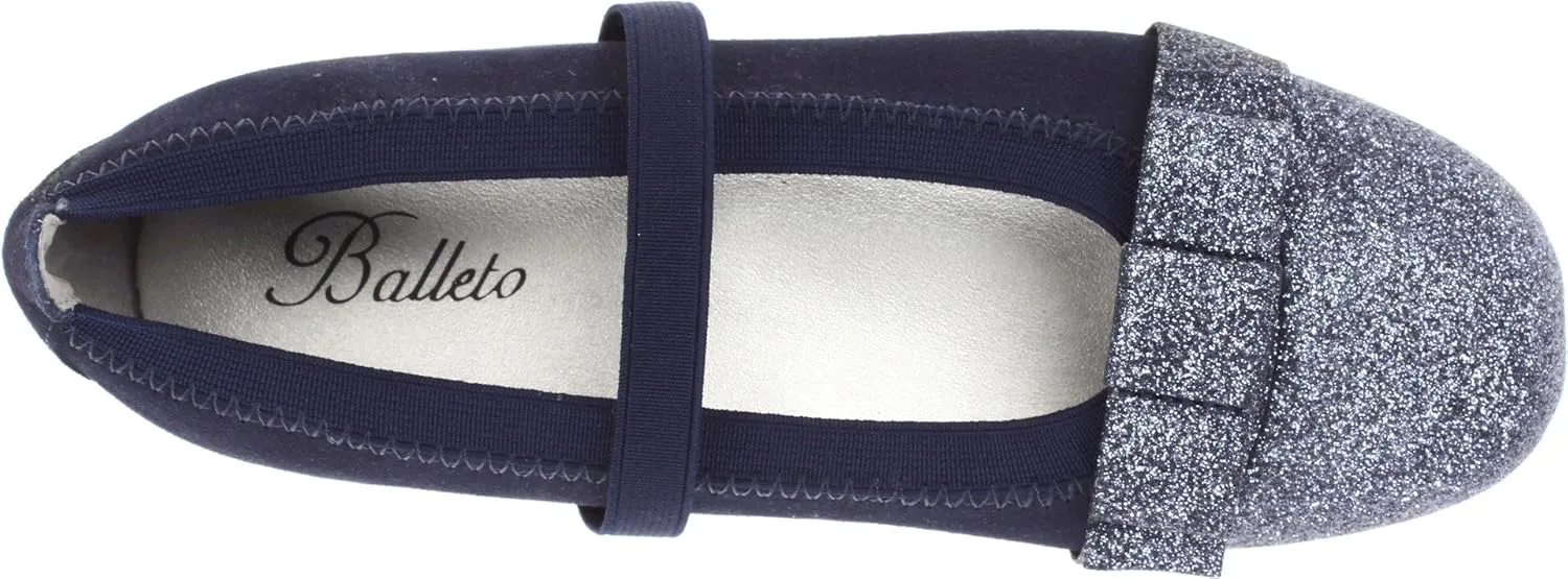 Jumping Jacks Sparkle Ballet Flat (Toddler/Little Kid/Big Kid)