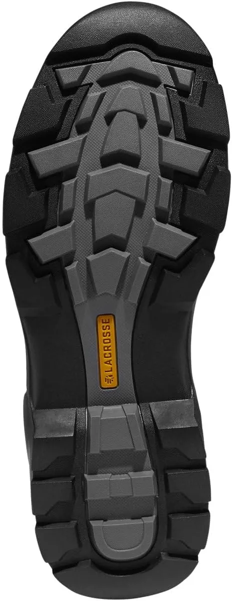 LaCrosse Mens Alpha Thermal Insulated Rubber Boots with Protective Composite Toe, Premium Natural Rubber Construction and Grippy Antarctic Outsole