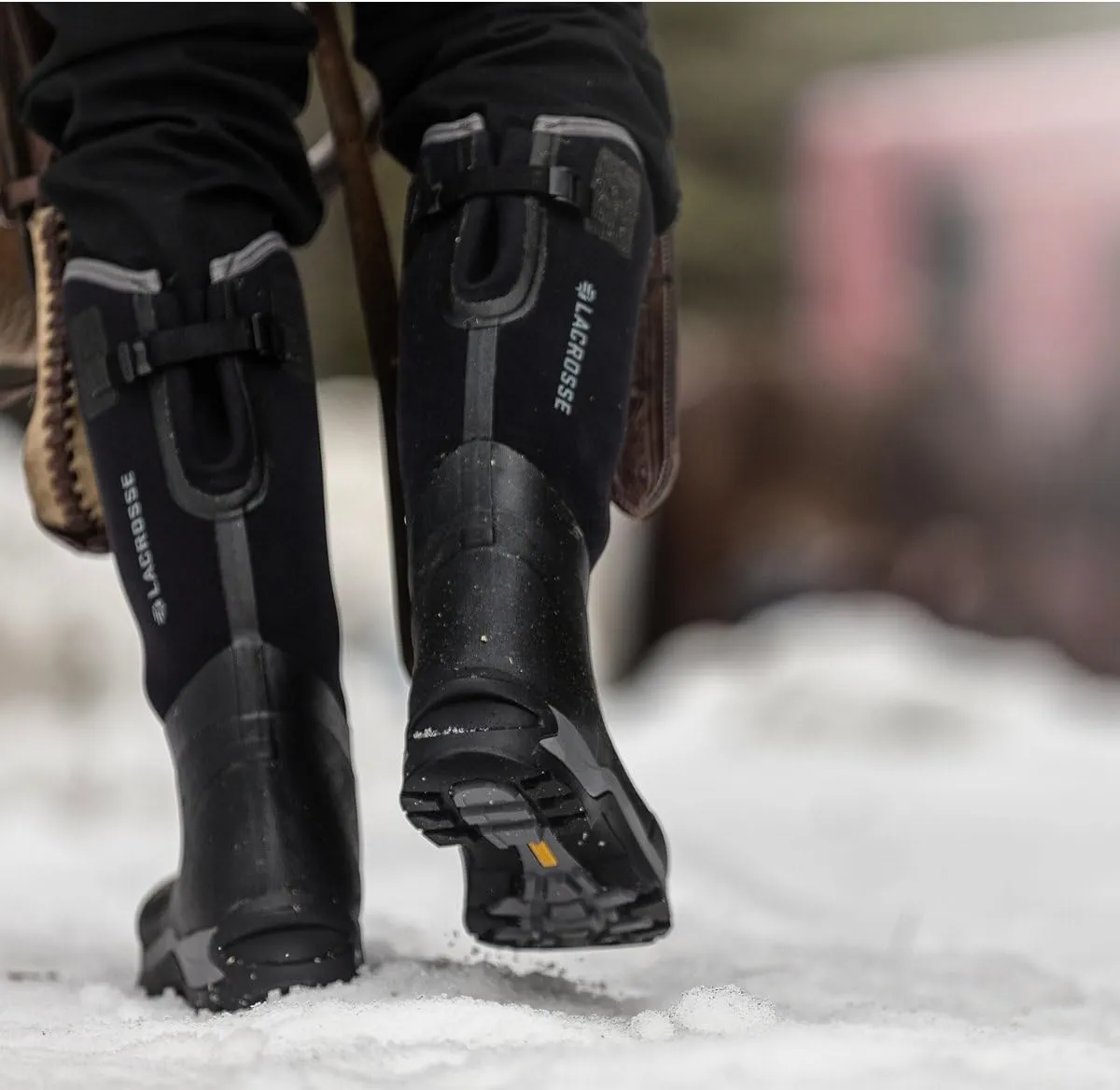 LaCrosse Mens Alpha Thermal Insulated Rubber Boots with Protective Composite Toe, Premium Natural Rubber Construction and Grippy Antarctic Outsole