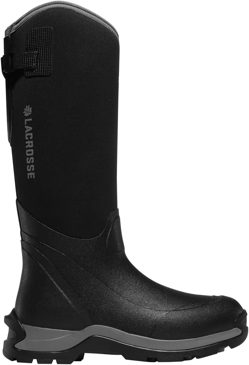 LaCrosse Mens Alpha Thermal Insulated Rubber Boots with Protective Composite Toe, Premium Natural Rubber Construction and Grippy Antarctic Outsole