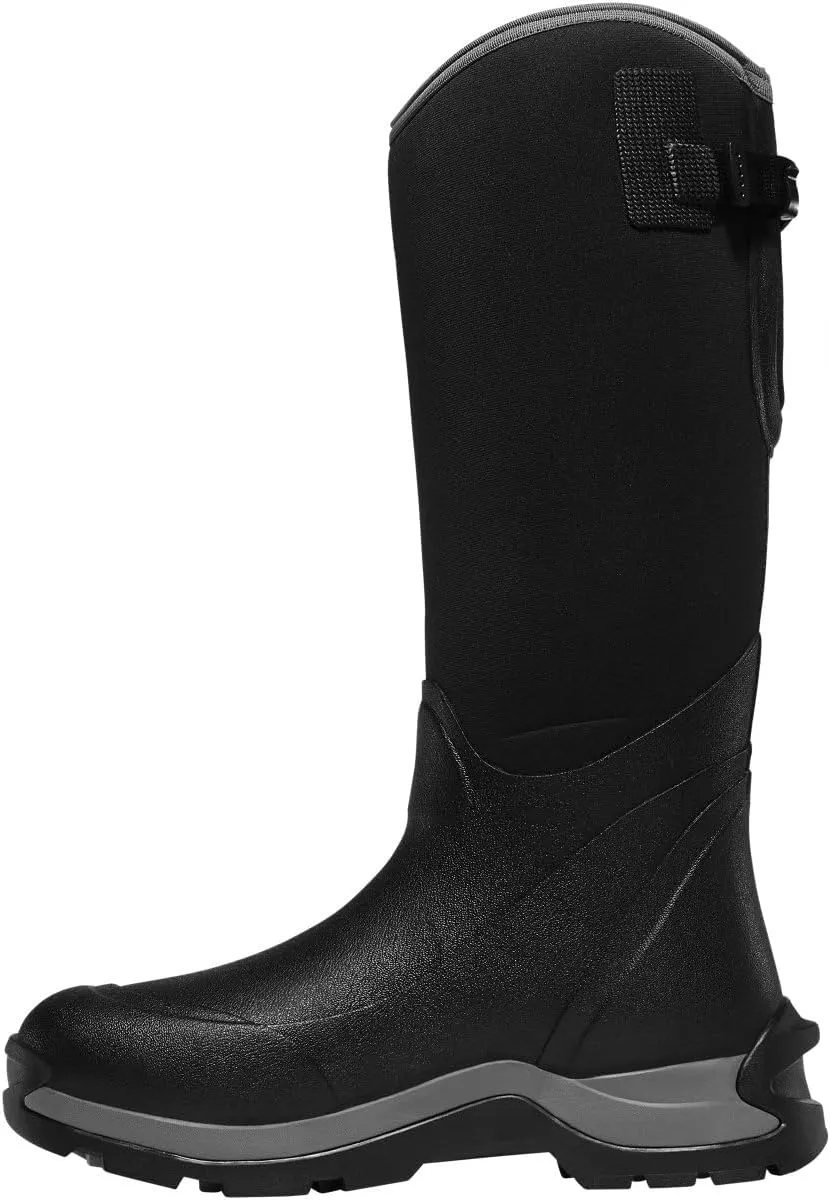 LaCrosse Mens Alpha Thermal Insulated Rubber Boots with Protective Composite Toe, Premium Natural Rubber Construction and Grippy Antarctic Outsole