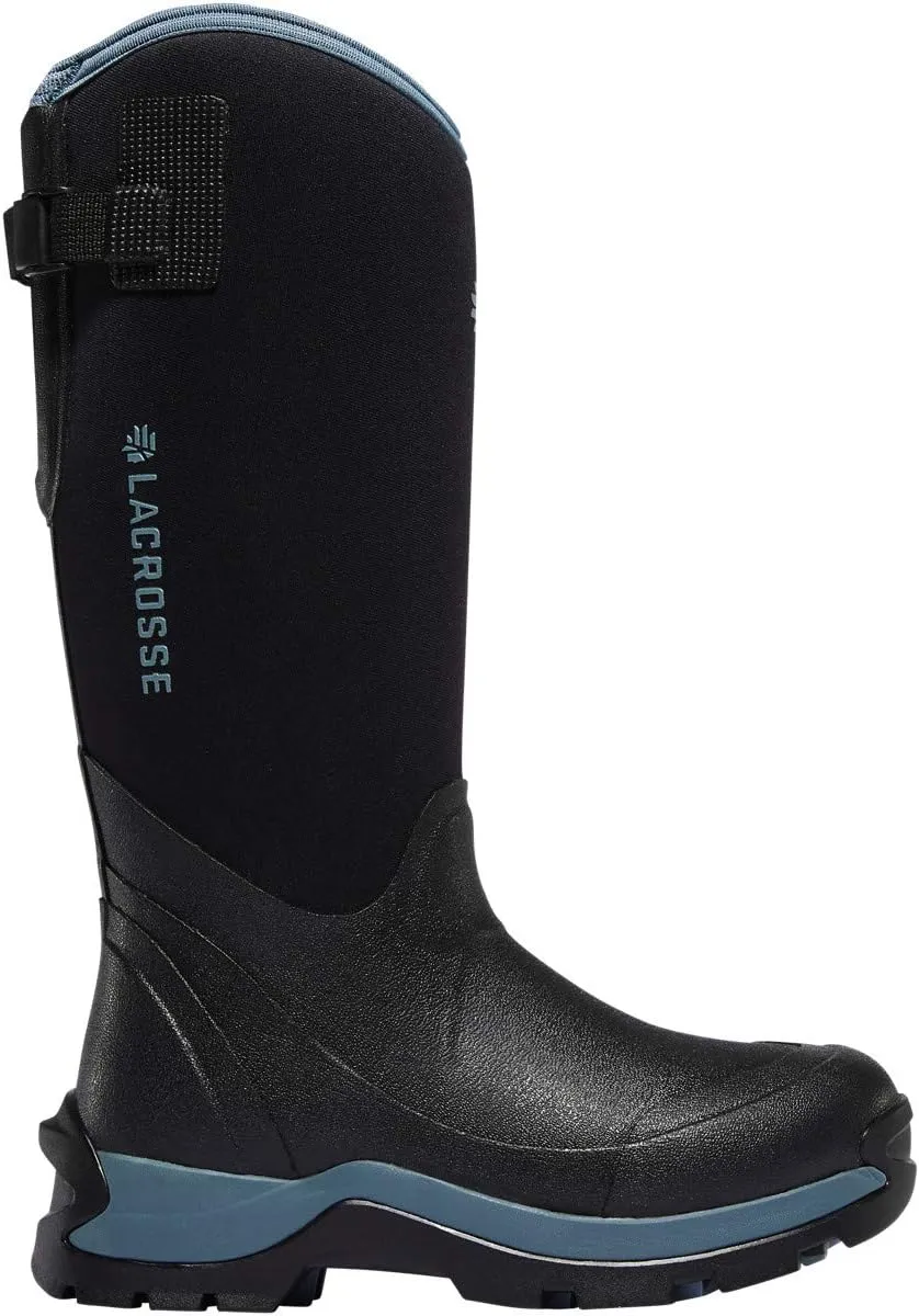 LaCrosse Womens 14 Alpha Thermal Insulated Work Boots with Plush Fleece Lining, Premium Rubber Construction, and Grippy Antarctic Outsole