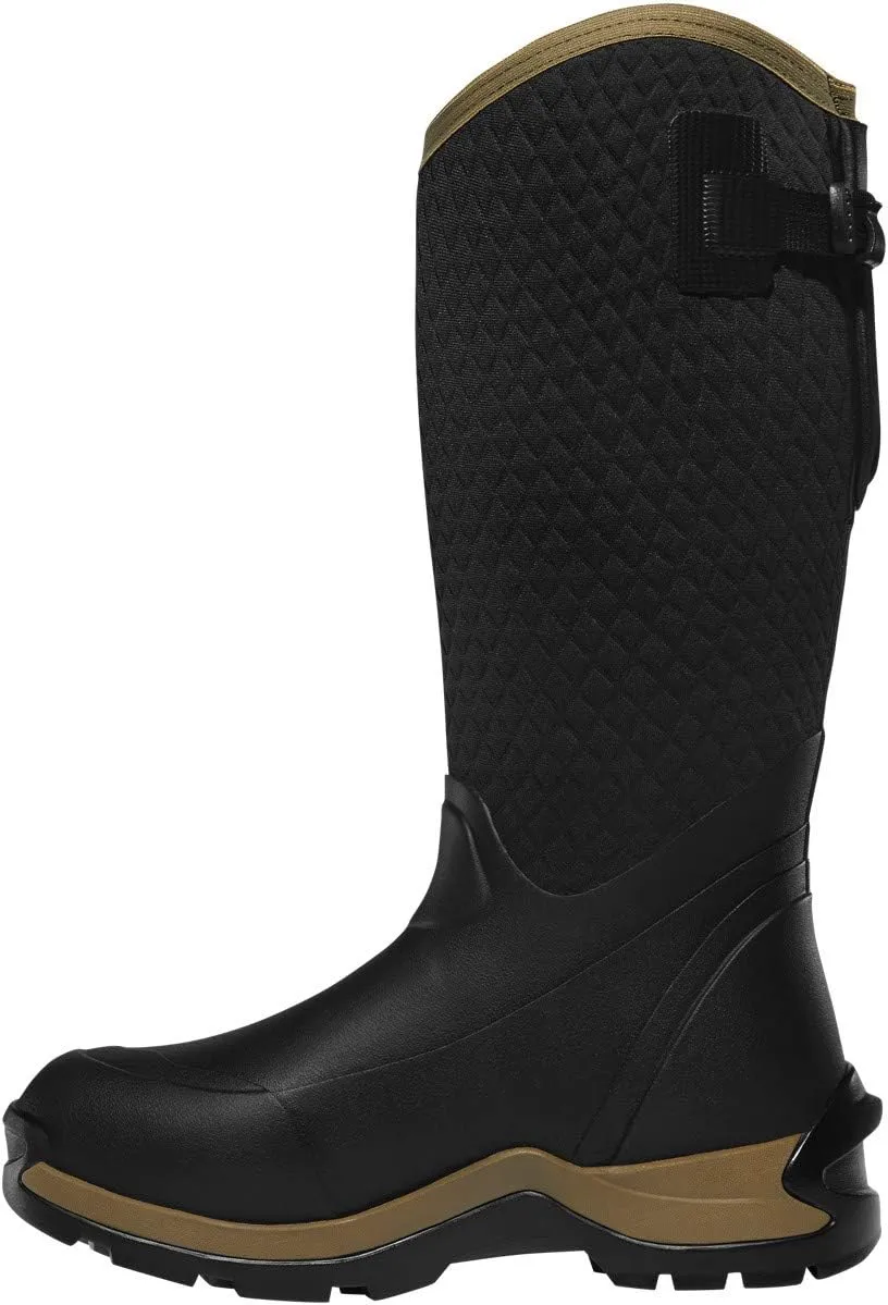 LaCrosse Womens 14 Alpha Thermal Insulated Work Boots with Plush Fleece Lining, Premium Rubber Construction, and Grippy Antarctic Outsole