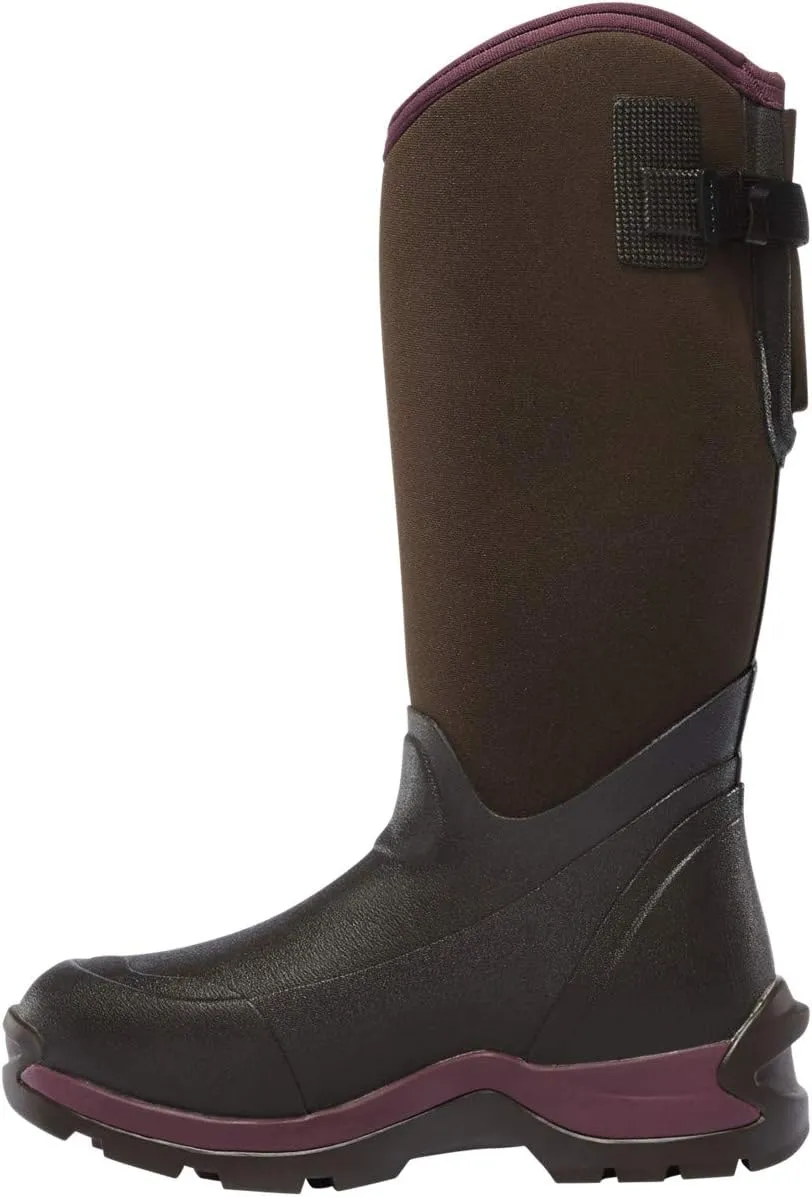 LaCrosse Womens 14 Alpha Thermal Insulated Work Boots with Plush Fleece Lining, Premium Rubber Construction, and Grippy Antarctic Outsole