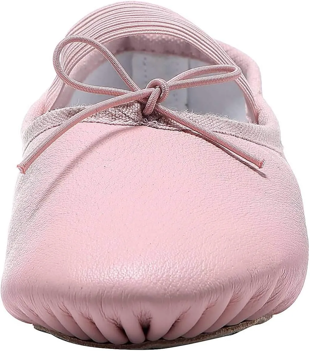 Linodes Leather Ballet Shoes/Ballet Slippers/Dance Shoes (Toddler/Little/Big Kid/Women)