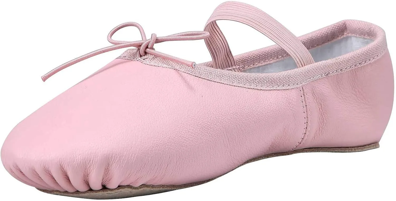 Linodes Leather Ballet Shoes/Ballet Slippers/Dance Shoes (Toddler/Little/Big Kid/Women)